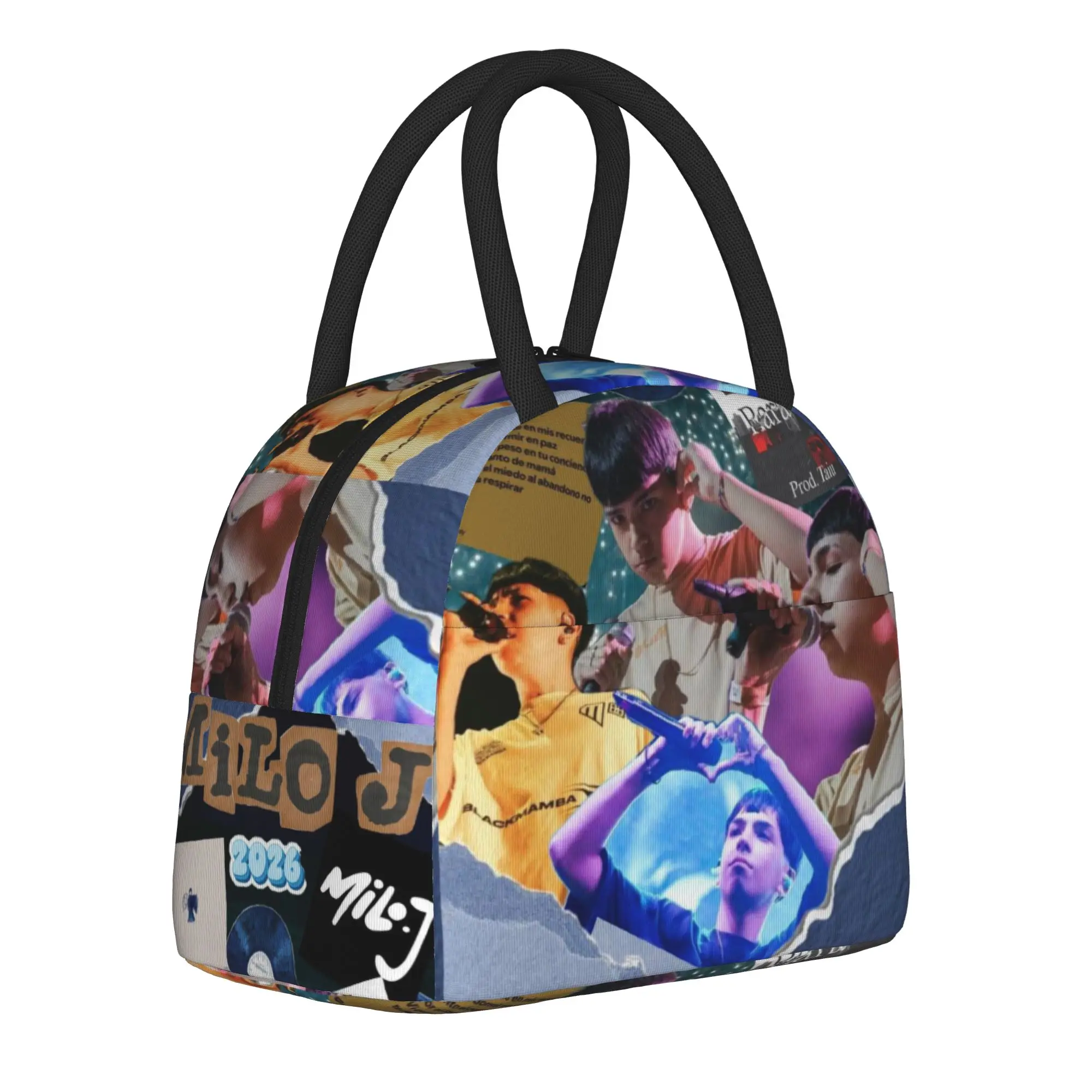 Milo J Rapper Music Album Tour Accessories Insulated Lunch Bag For Picnic  Food Storage Bag Reusable Cooler Thermal Lunch Boxes