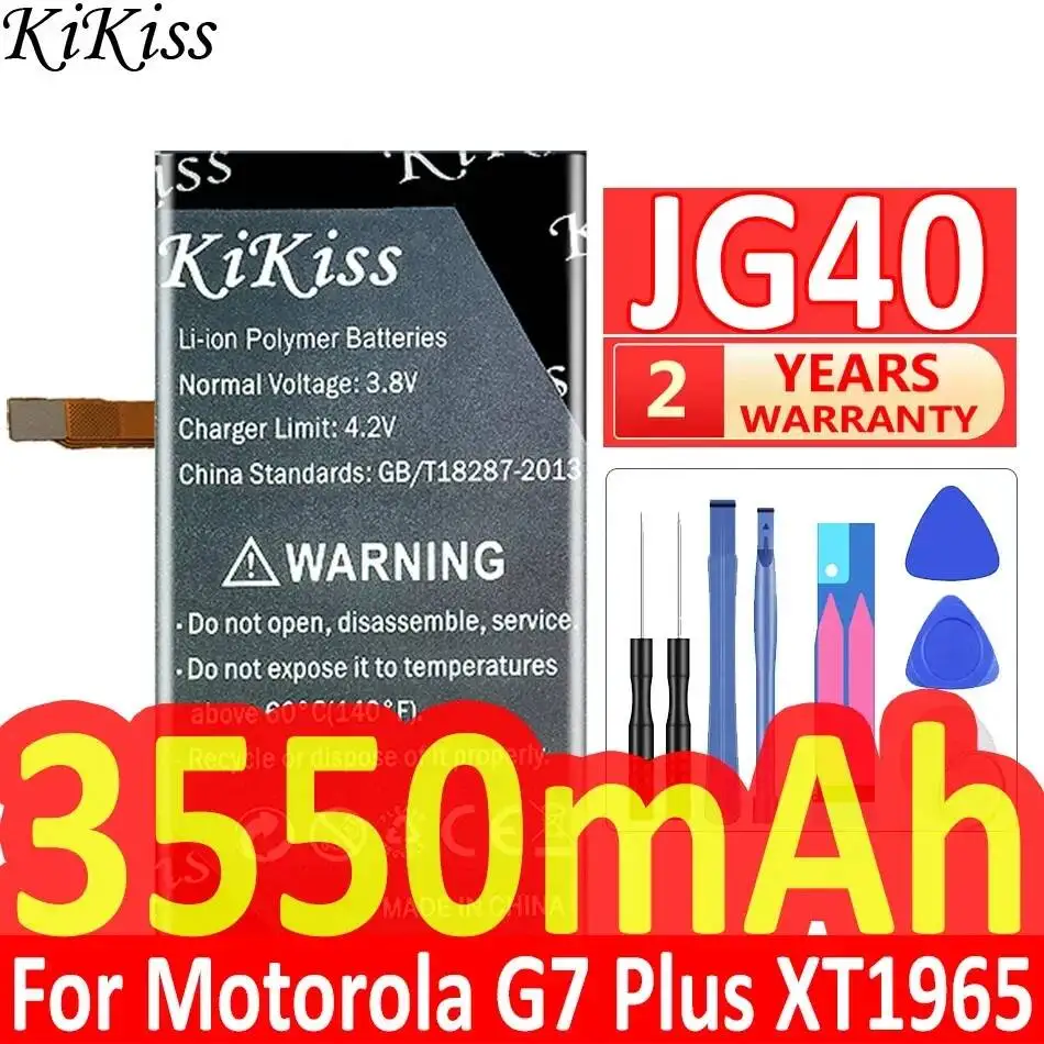 Durable Mobile Phone Battery 3550mAh For Motorola Moto G7 Plus XT1965 Global Reliable Replacement JG40
