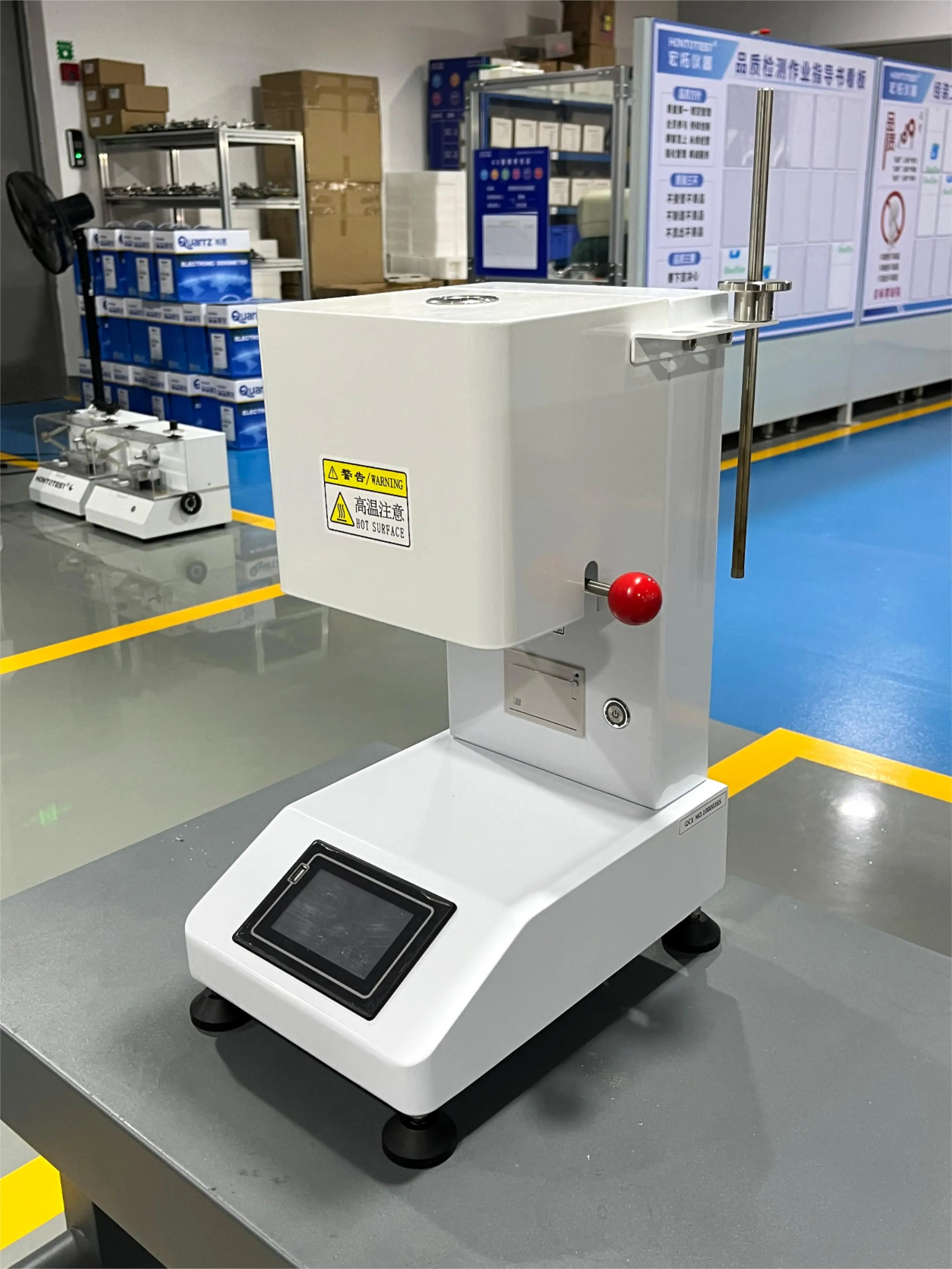 Digital Displaying PVC Melting Point Tester , Melt Flow Index Tester