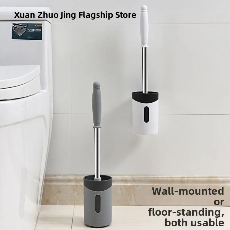 

Новый набор для чистки унитаза: щетка с подставкой и инструмент для удаления загрязнений, креативное решение для труднодоступных мест, бытовой инструмент для уборки