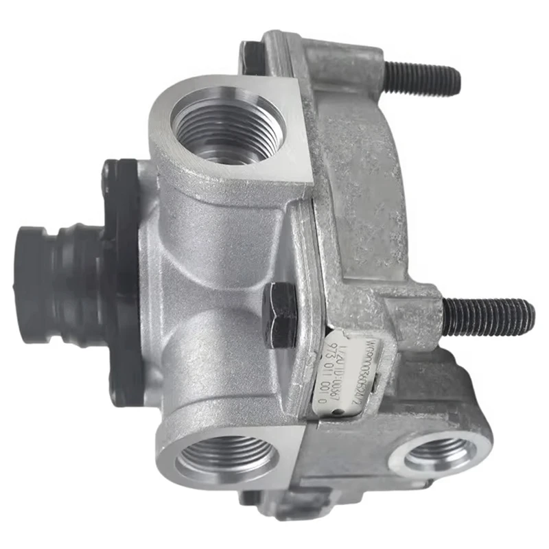 صمام التتابع WG9000360524 شاحنة سيتراك صمام التتابع المحور الخلفي الأوسط أنبوب الفرامل صمام الهواء ل Howo T7H SMT صمام التتابع 9730110010