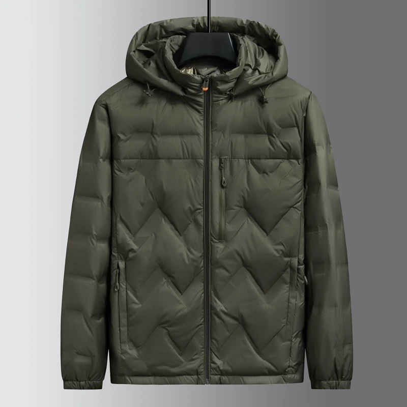 سترة رجالية خفيفة الوزن سترة جديدة خفيفة الوزن وقبعة محمولة للرجال مقاس كبير XL-6XL #1