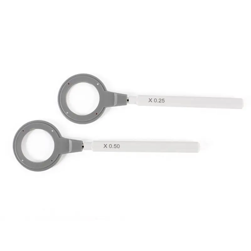 For Refraction Test Vision Correction Eye Examination Ophthalmic Dual Cylinder Lens 2Pcs Cylinder Lens Diopter