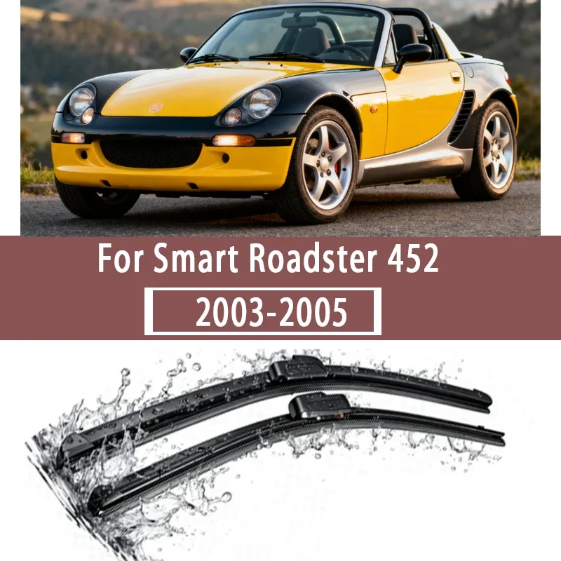 

Для Smart Roadster 452 2003-2005 2004 2 шт. переднее лобовое стекло, щетки стеклоочистителя, щетки для лобового стекла