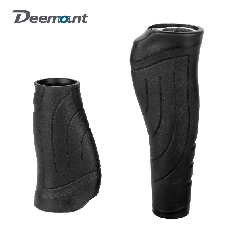 Deemount Bicycle Grips Long Short 137mm 93mm Handlebar 22.2mm Rubber Casing Sheath Hand Rest Bar End Lock Swivel Handle P8 SP8