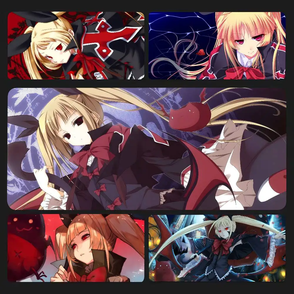 Rachel Alucard Fighting Game BlazBlue Cross Mousepad Non-slip Suitable For Office Computers Laptops E-sports Game Desk Mats XXL