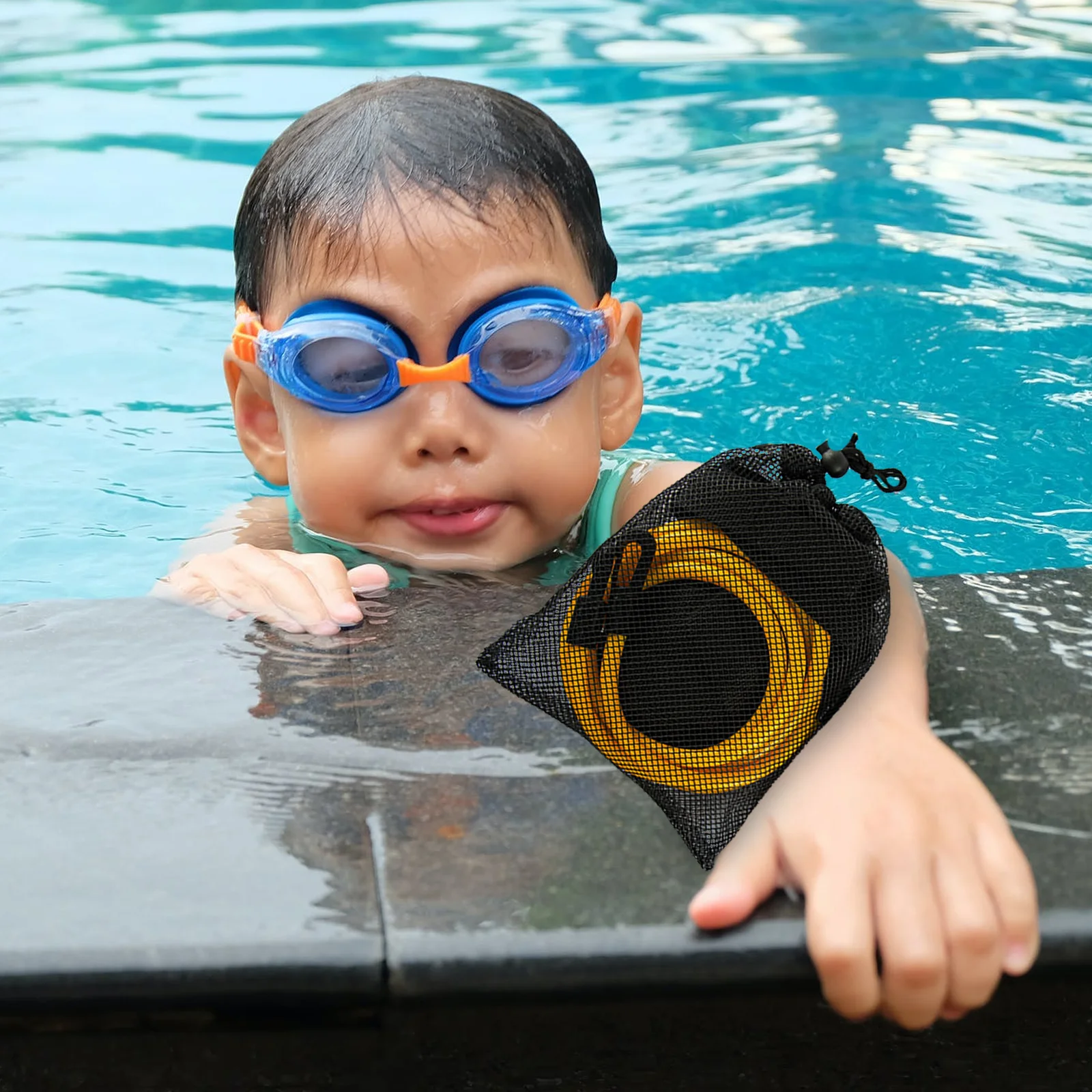 

1 Set Of Adjustable Swim Training Belts Swim Resistance Bands Aquatic Jogger Equipment
