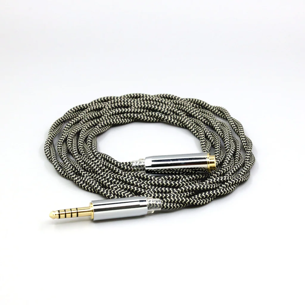 Cavo di Prolunga 4.4mm a 16 Conduttori OCC Placcato Argento, da Maschio a Femmina, per Cuffie, con Connettori 2.5mm, 3.5mm, 6.5mm, XLR, 4.4mm 44 Cavo di Prolunga 4.4mm a 16 Conduttori OCC Placcato Argento, da Maschio a Femmina, per Cuffie, con Connettori 2.5mm, 3.5mm, 6.5mm, XLR, 4.4mm 44