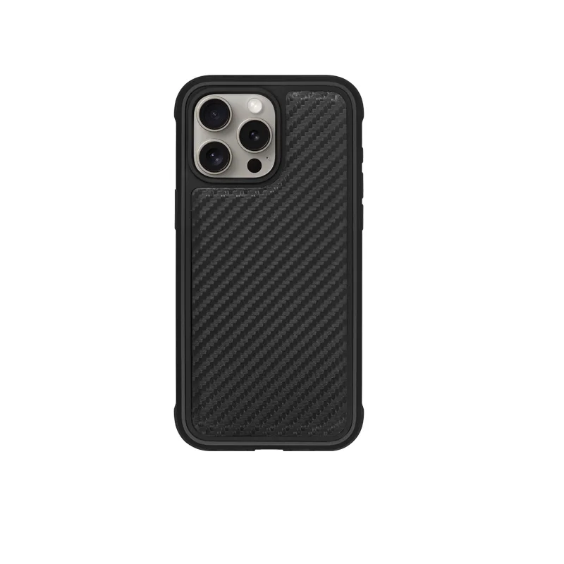 

KZDOO Mag Mars Luxury Pu Leather with Magnetic , Carbon Pattern Case Shockproof , Protector Cover for iPhone 15,15Pro,15 Pro Max