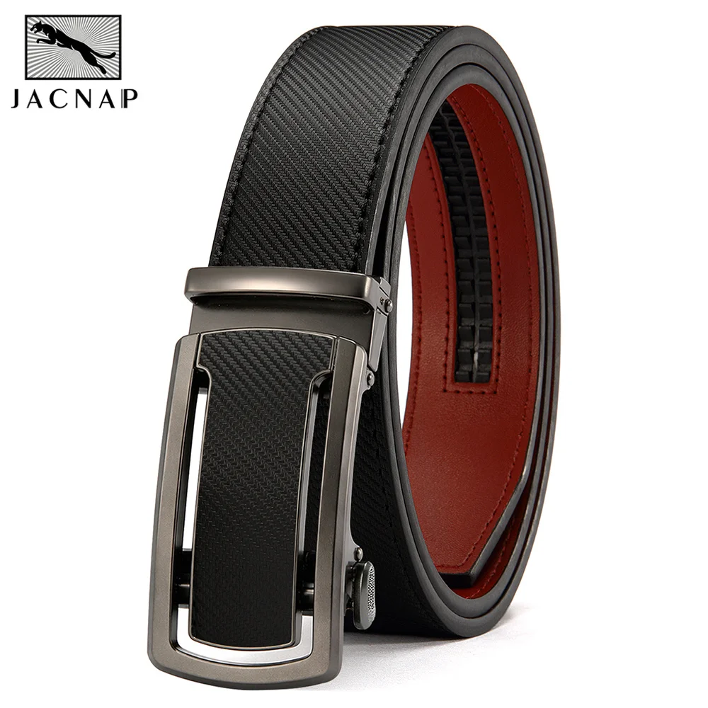New Business Leisure Men's Alloy Square Buckle Belt Men's Luxury Designer High Quality Leather Cowboy Belt Multi Color