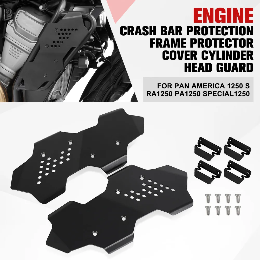 

Защита двигателя для Pan America 1250 S RA1250 PA1250 2021 2022 2023 2024 Special 1250, защита головки блока цилиндров мотоцикла, защита бака