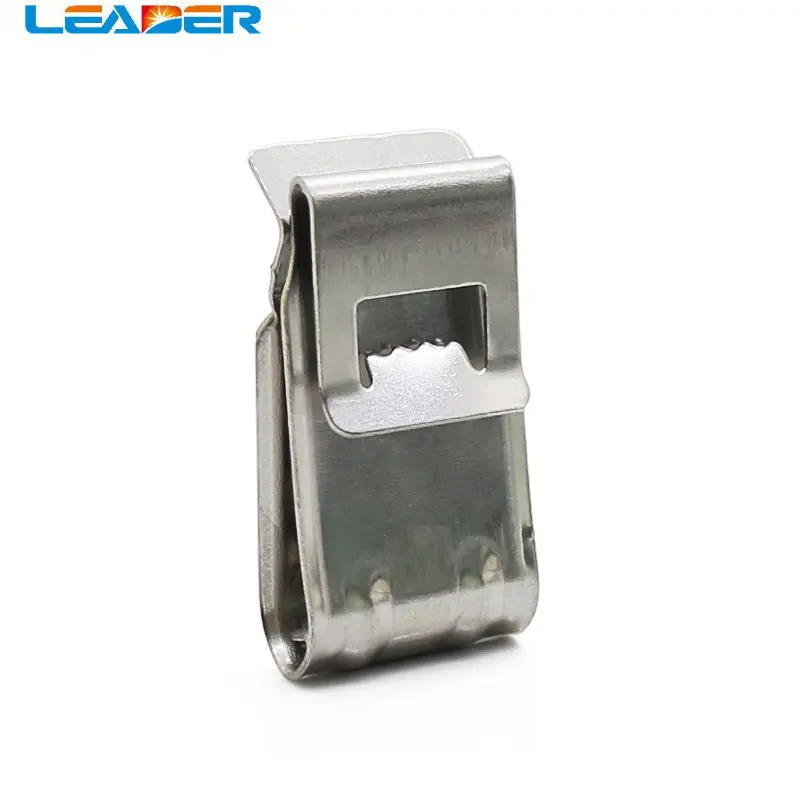 LEADER SOLAR 100pcs/lot Wholesale 4 X 4mm SUS 304 Stainless Steel Material Big Size PV Cable Clips Solar Cable Clamp Wire Holder