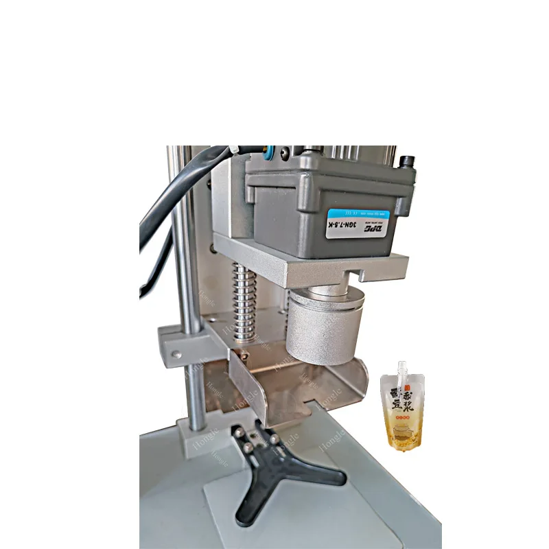 Tas meja cerat Laylon elektrik, mesin pengisi Capping