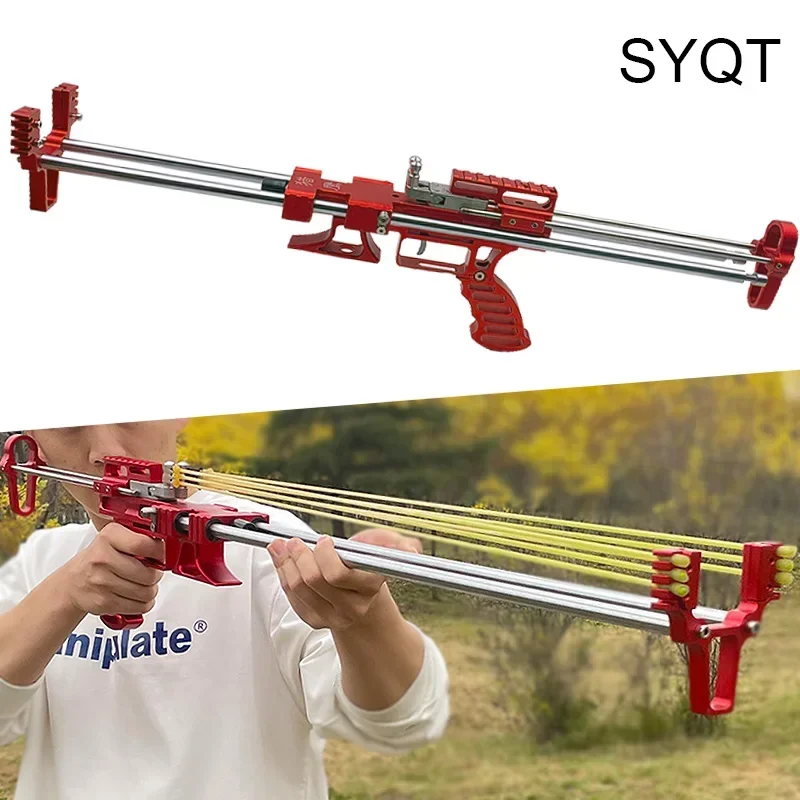 

Slingshot Shooting Powerful Long rod Slingshot for Hunting Catapult Jungle Target Competitive Accessories Outdoor Laser Package