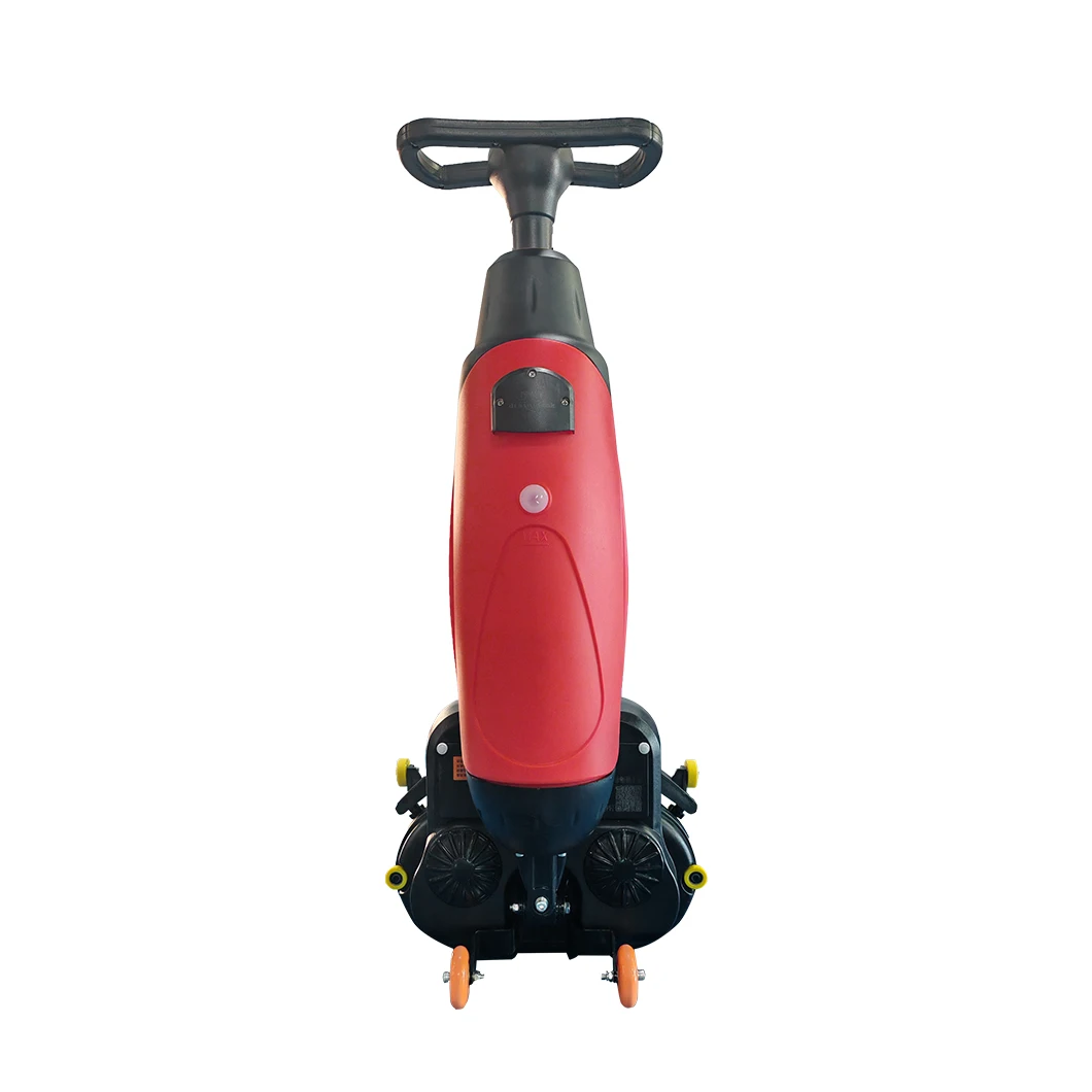 Commercial Small Size Portable Walk-behind Automatic Floor Scrubber Washing Cleaning Machine