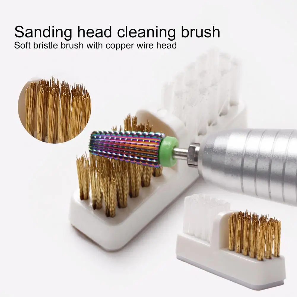 Nail Drill Brush Practical Lightweight Drill Bit Cleaner Electric Drills Head Cleaning Cleaner Manicure Tools