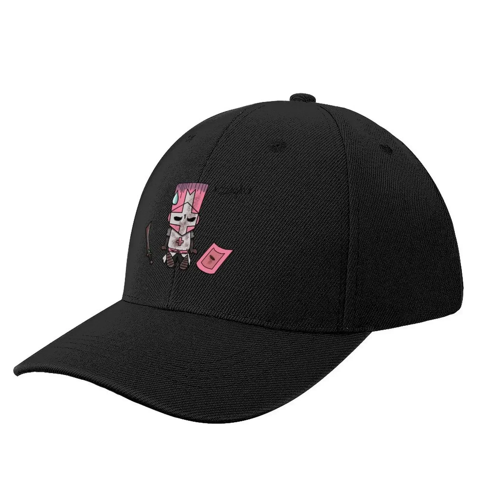 Castle Crasher Kinight resting (pink) Baseball Cap Visor Designer Hat hiking hat Hat Luxury Brand Women Beach Fashion Men's