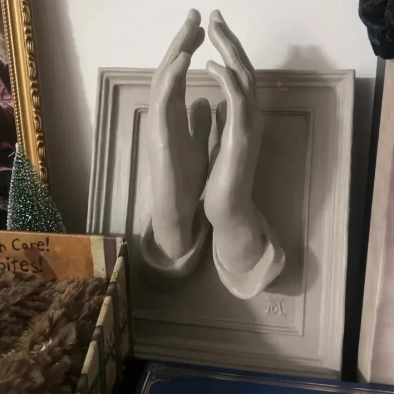 

Vintage Wall Decor Boho,Scented Candle Holder Ornament,Wabi-Sabi Art Hanging Sculpture,Minimalist Ceramic Installation for Room