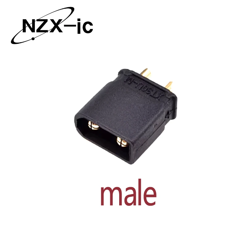 2PCS/LOT XT30U Plug, Amass Genuine Original Lithium Battery Plug, Hobby Motor Plug, Energy Storage   18AWG