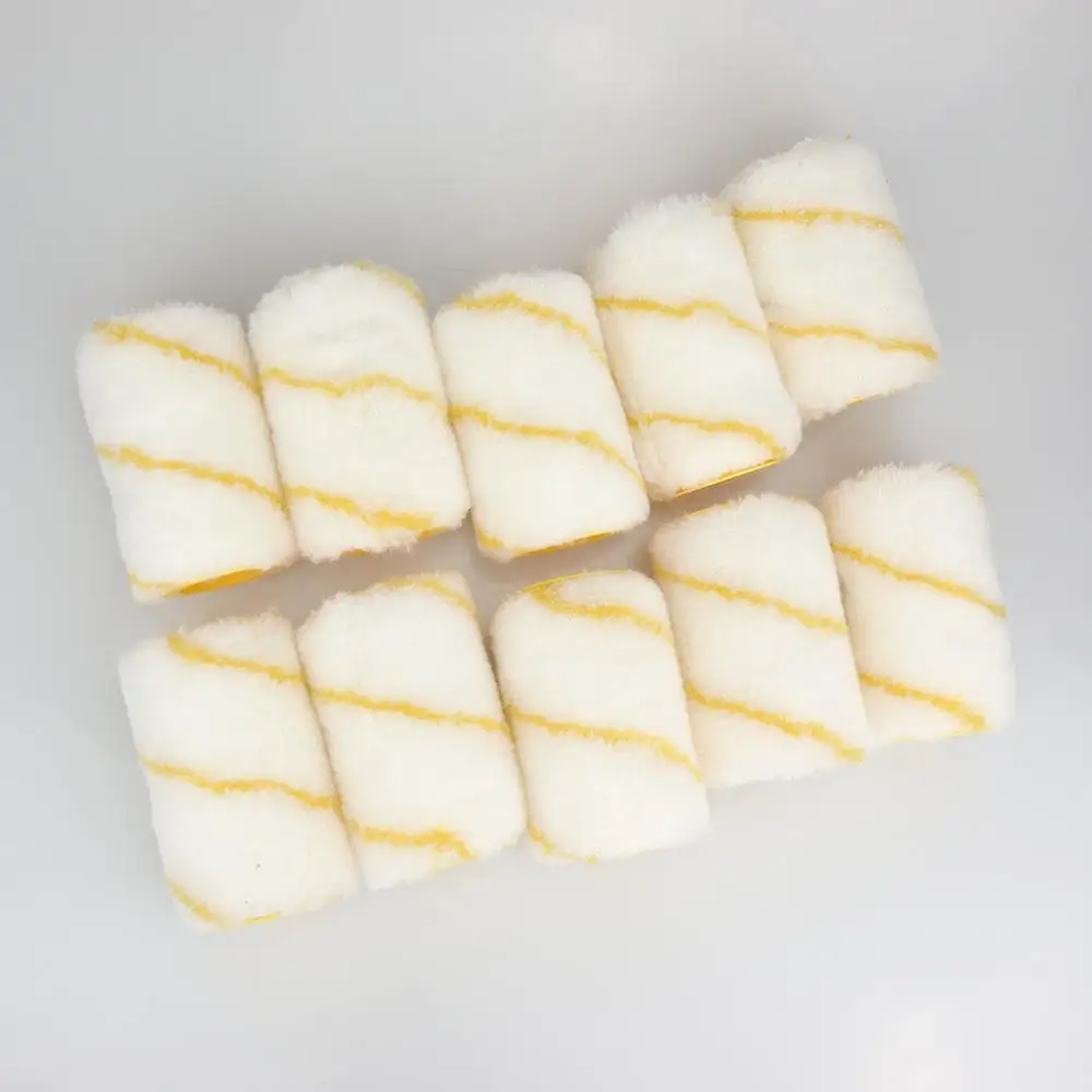 

Painting Walls Cabinets Doors Fences Repair Tools 2-40pcs Paint Roller Brush Dense Bristles Latex Paint Roller Accessories For