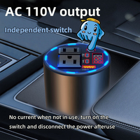 Car Inverter 12V to 110V / 12V to 220V Power Converter 200W Charger