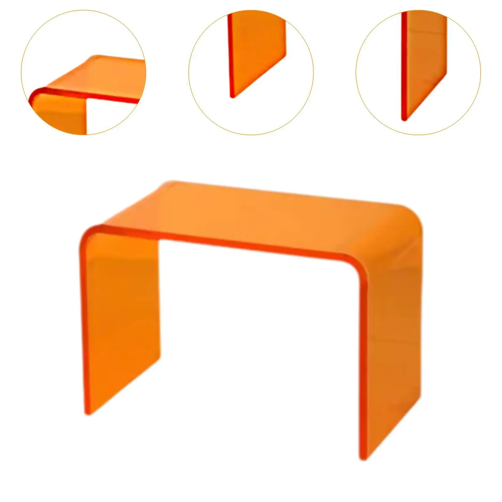 مقعد استحمام من الأكريليك، مقعد استحمام مضاد للانزلاق، متعدد الوظائف، ثابت للأطفال، مسند قدم لغرفة النوم والمرحاض #5