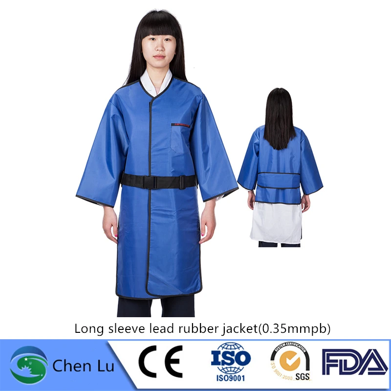 X-ray protective short sleeved lead overcoat radioactive factories Ionizing radiation protection 0.35mmpb adult lead clothes