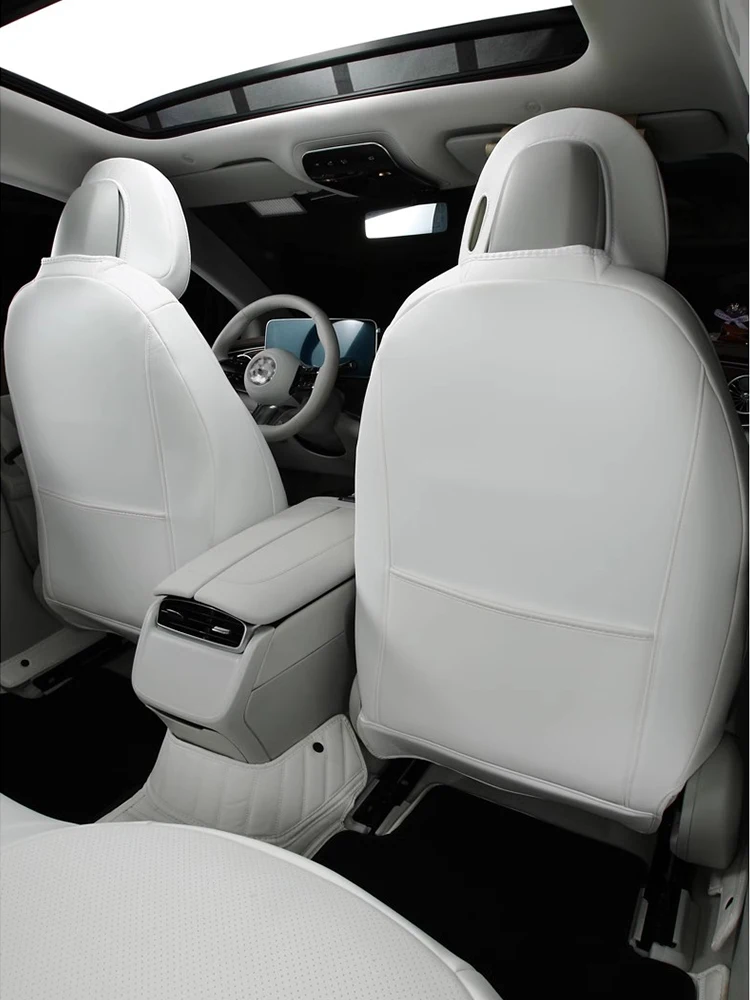 Custom Made for Car Accessories Seat Covers for 5 Seats Luxury Leather Fit for Mercedes Benz EQE Class 350 500 300 AMG Sedan SUV