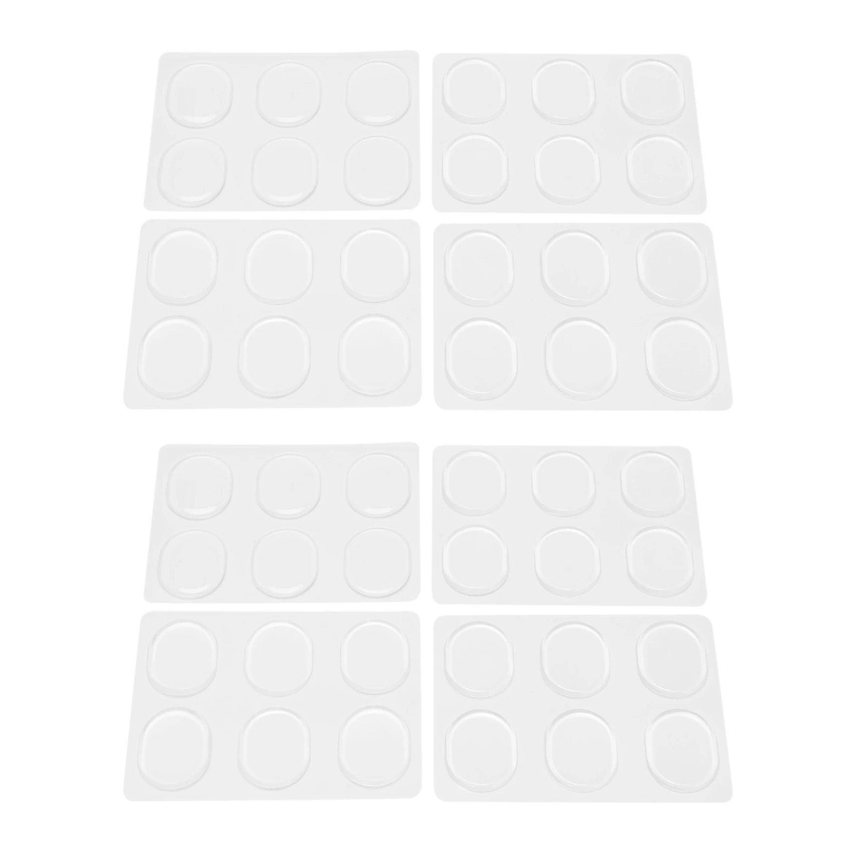 48 Pieces Drum Dampeners, Drum Damper Gel Pads Drum Silencers Non- Soft Drum Mute For Drums Tone Control (Clear)