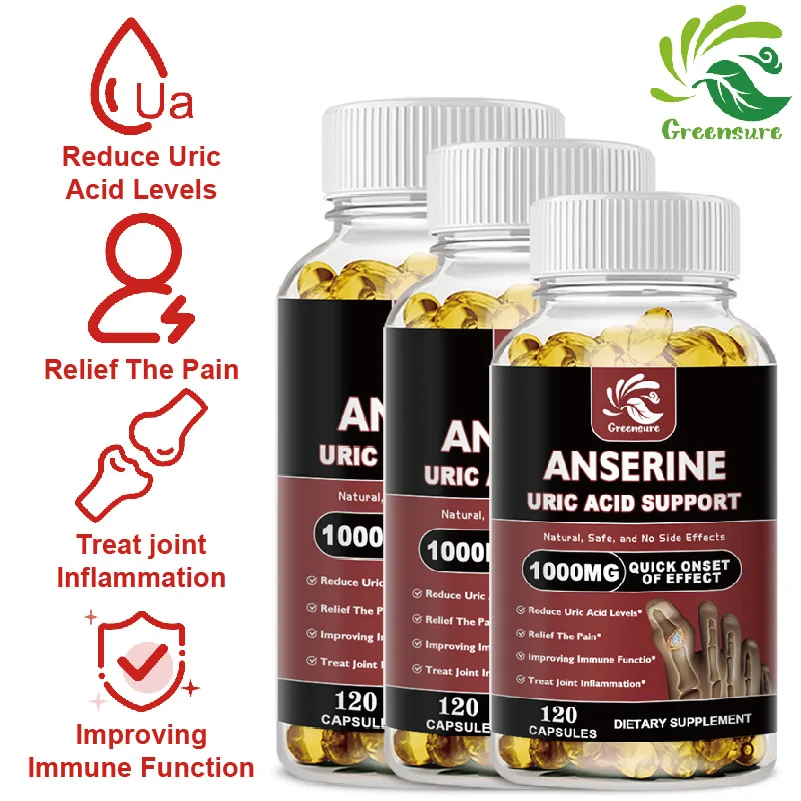 Arthritis Relief Capsules Reduce Uric Acid, Relieve Joint Swelling, Inflammation, Pain And Stiffness - 60/120 Capsules