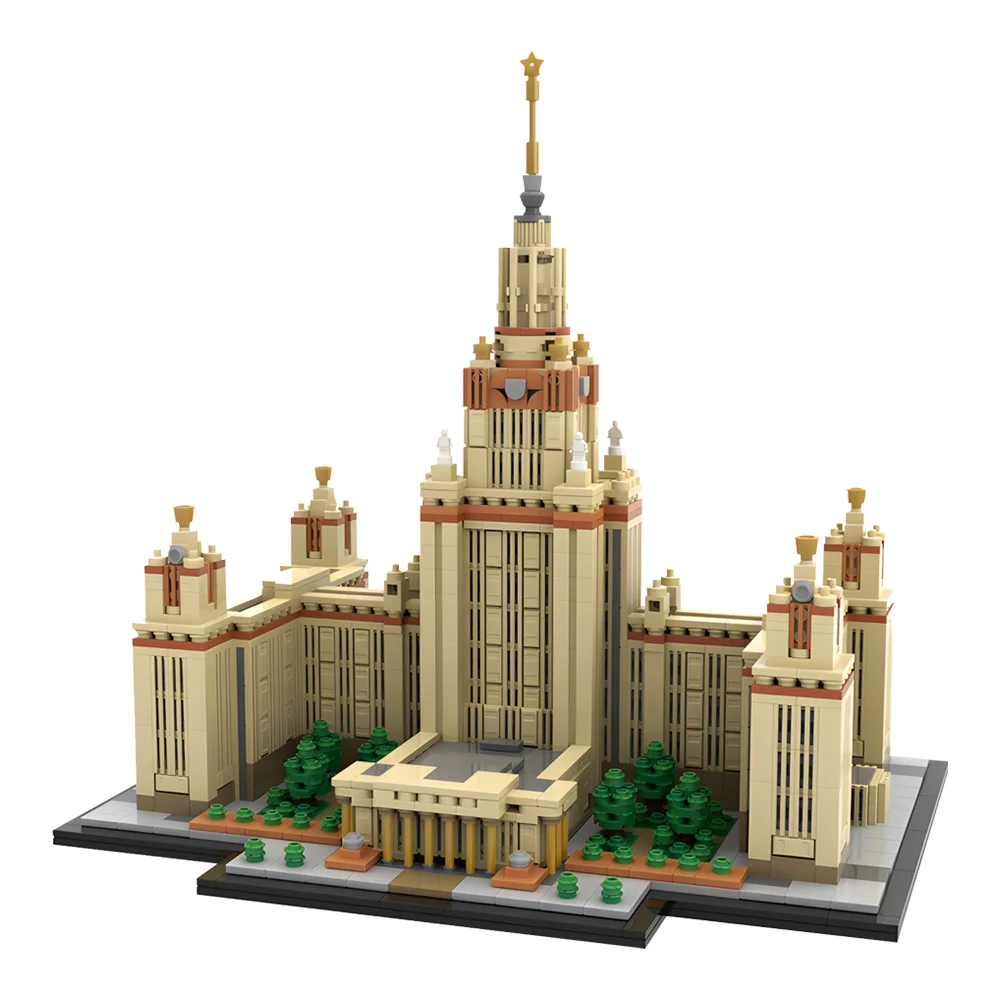 

MOC-203389 Moscow State University 1:800 Scale (M. V. Lomonosov University) Building Block Toy