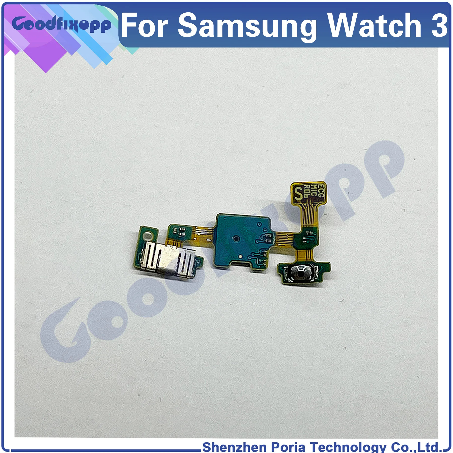 For Samsung Galaxy Watch3 41MM SM-R850 SM-R855 Watch 3 Power Return Back Flex Watch Main Board Power Key Switch Flex Flat Cable