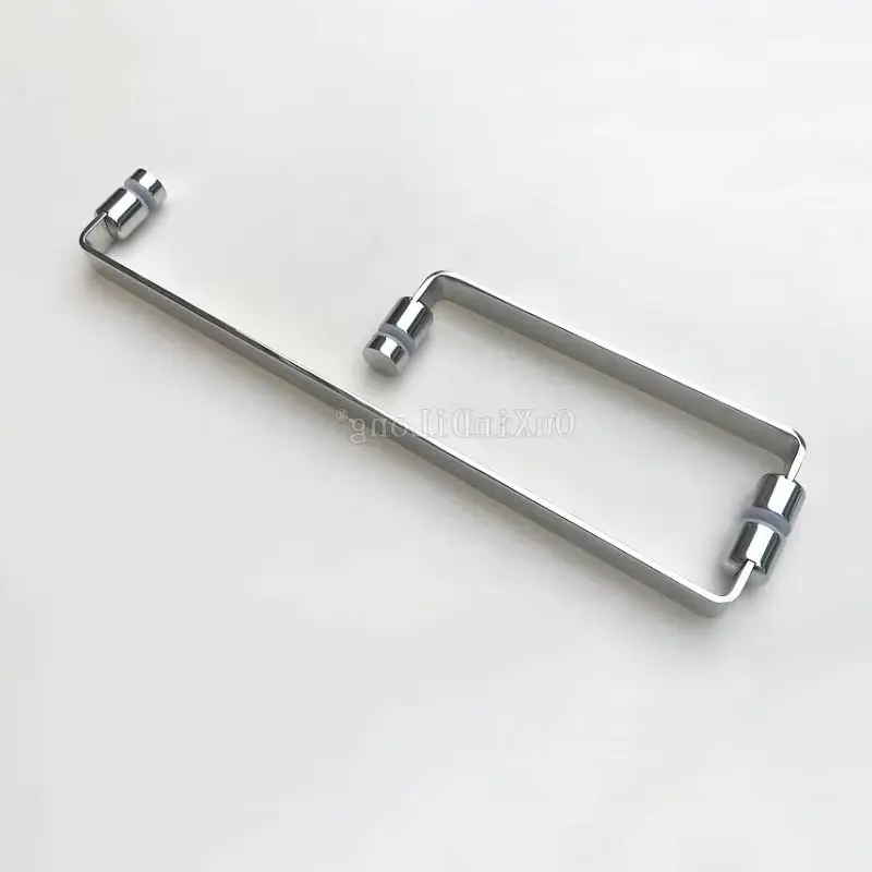 

Твердые ручки для раздвижных дверей из нержавеющей стали 304, L-образные ручки для стеклянных дверей, вешалка для полотенец, полированный хром/черный/золотой