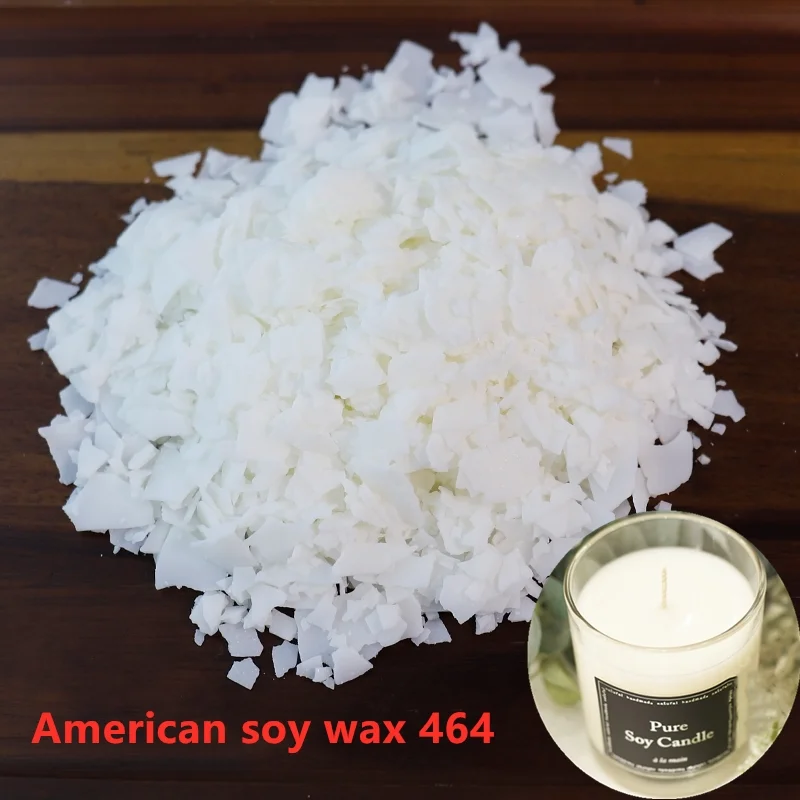 1000g American Soy Wax 464 Sheet Shape Container Wax Making Supplies DIY Homemade Aromatherapy Cup Wax Products Raw Materials