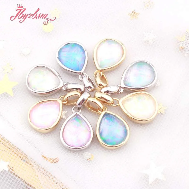 10x12mm Natural Multicolor Drop Opal Faceted Loose Stone Beads For Jewelry Making DIY Necklace Pendant 1 Pcs - Image 3
