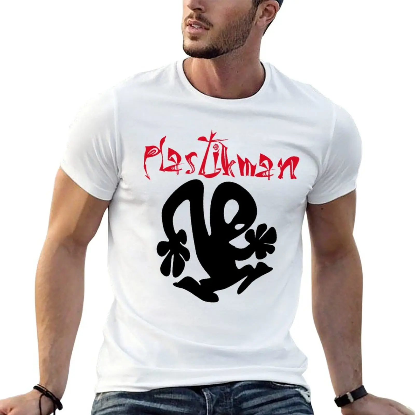 Plasticman T-Shirt t shirt man designer graphic t shirts for man mens graphic t shirts T-shirt