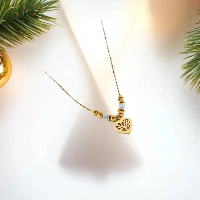 Colar feminino temperamento europeu e americano redondo grânulo clavícula colar cheio de diamante zircão amor pingente