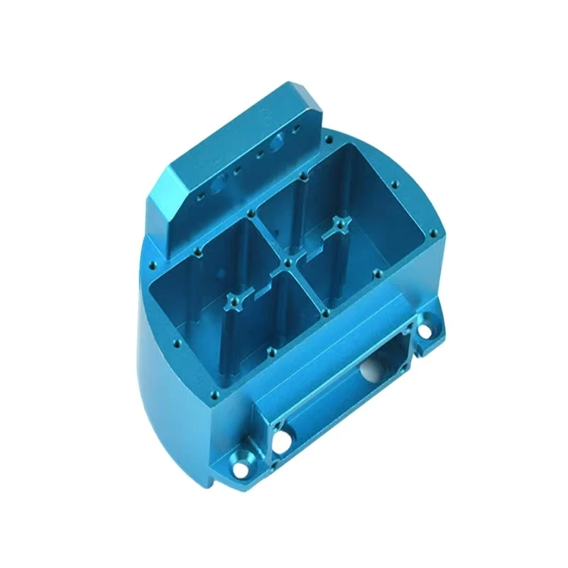 CNC Custom Aluminum Fin Heat Sink Enclosure Amplifier Housing