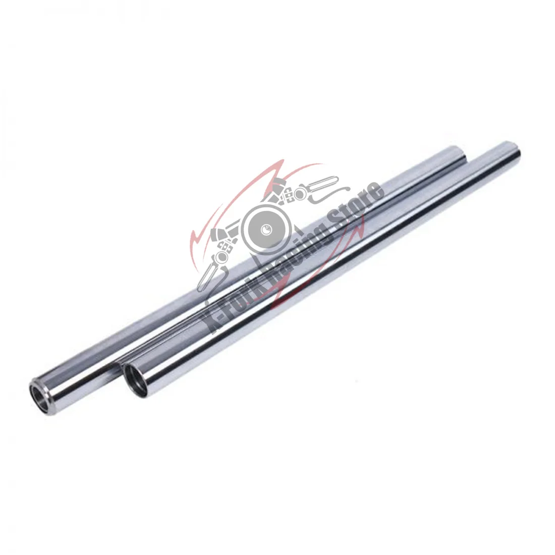 Front Fork Tubes Pair Inner Shock Pipes For Yamaha YZF R15 2014 2015 2016 33x570mm Silver Brake Suspension Shock Bars