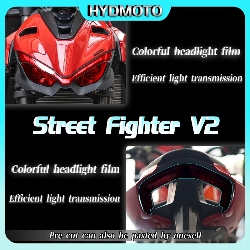 For Ducati Streetfighter V2 Panigale Hypermotard Supersport 950 2018-2021 Film Cluster Protection Scratch Screen Motorcycle Film