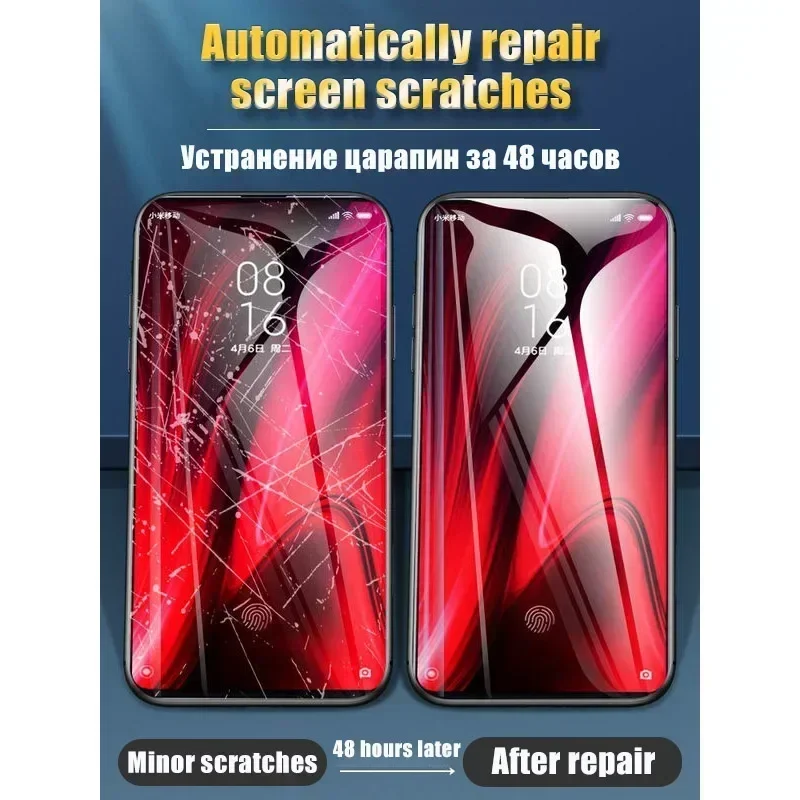 5 قطعة هيدروجيل فيلم ل IQOO 12 113 11 Z7x Z6 لايت Z9S Z10x Z9 توربو نيو 10R 6 7 9s برو زائد واقي للشاشة فيلم لينة