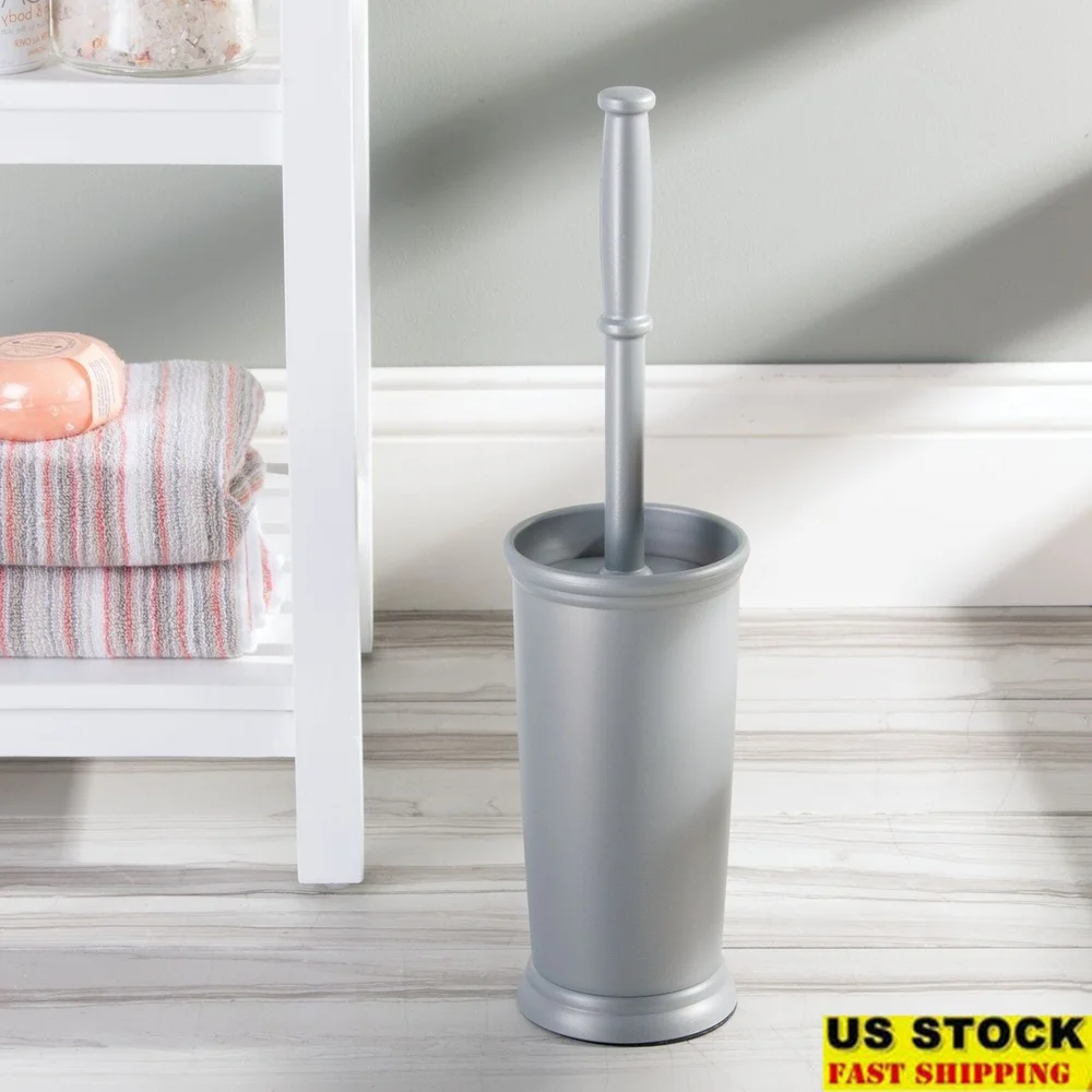 

Набор держателей щетки для унитаза, прочный пластик, пенопластовое основание для хранения в ванной комнате, нескользящая конструкция, компактный универсальный инструмент для чистки, домашнее использование