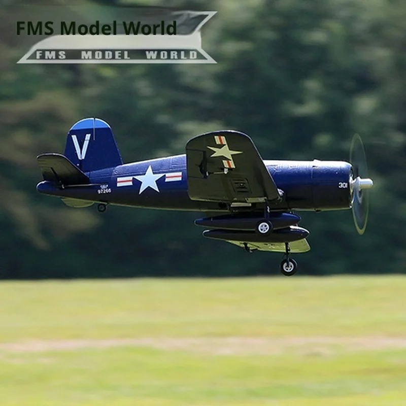 FMS 800 مللي متر F4U قرصان ثابت الجناح القراصنة التحكم عن بعد طائرة حربية لعبة مجسمة للهواة والجامع #3