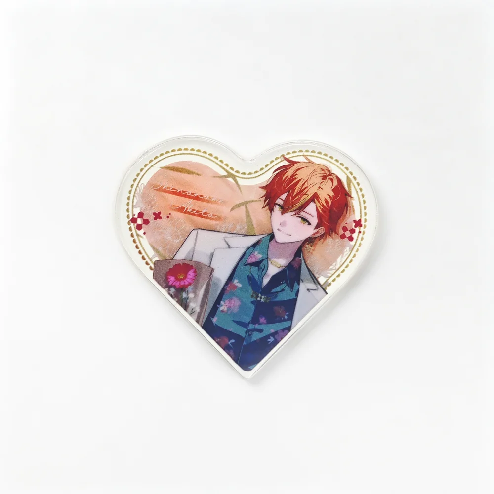 Anime Project Sekai‌ Akiyama Mizuki Shinonome Akito Tenma Saki Cosplay Heart Acrylic Brick Desktop Decoration Badge Accessories