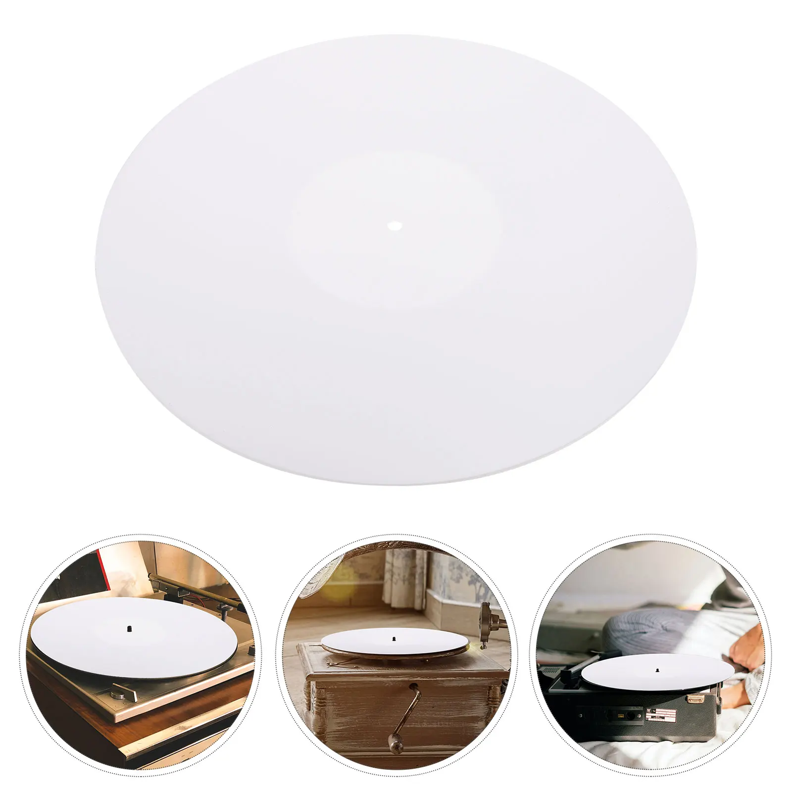 Acrylic Record Pad Anti-interference Mat Vinyl Turntable Player Platter Disc Protective High Quality