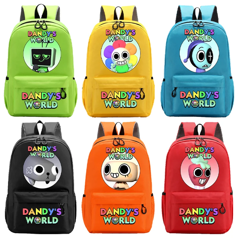 

New Dandys World Child Backpack Cartoon Printed Schoolbag Boys Girls Backpacks Anime School Supplies Children Birthday Gifts