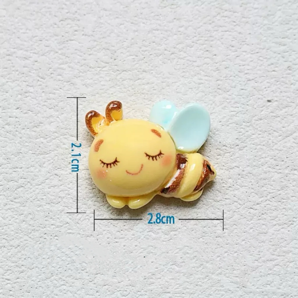 5pcs Kawaii Cartoon Pink Swan Strawberry Snail Sunflower Lion Rainbow Clouds Sleepy Bees Wreath Elephant Junk Phone Case Charms 5
