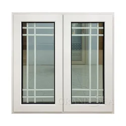 Aluminium cheap french casement storm windows open inside casement window push and pull swing windows