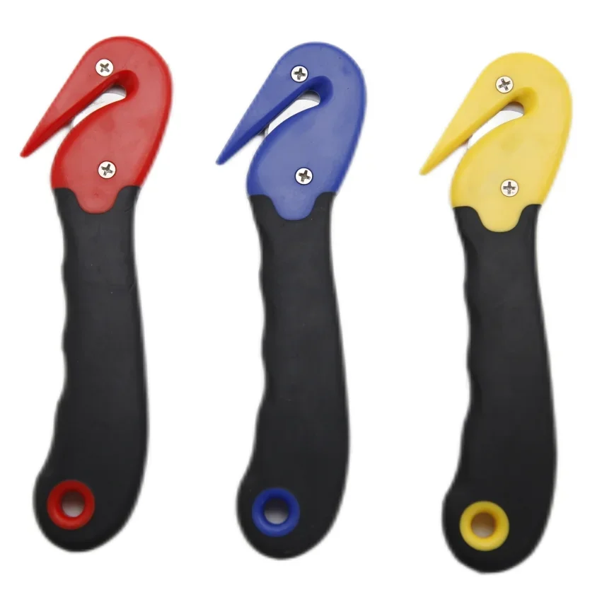 Imagem -06 - Tpr Fixed Blade Knives Faca de Segurança Abridor de Caixa Abs Punho Plástico Ergonômico Ferramentas de Corte Multifuncionais Cortador Aberto