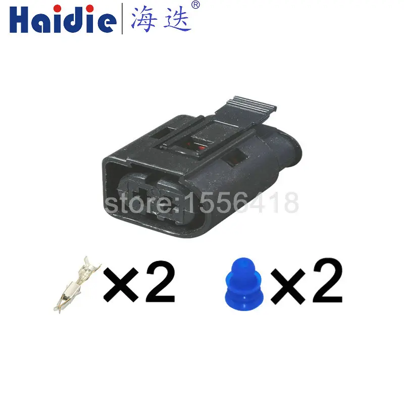 

1-50 sets 2 Pin Female 1-967412-2/ 0-965695-1 Waterproof Auto Socket Electrical Sealed Auto Connector